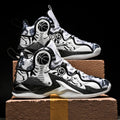 White & Black Urban Panel Sneaker