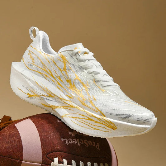 White Yellow Tech High-Top Sneaker