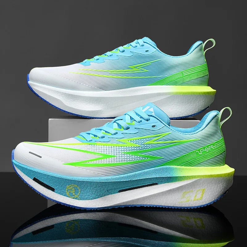 Neon Tech High-Top Sneaker
